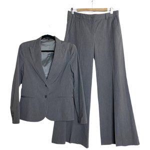 THEORY Charcoal Gray Suit - Two Piece Set